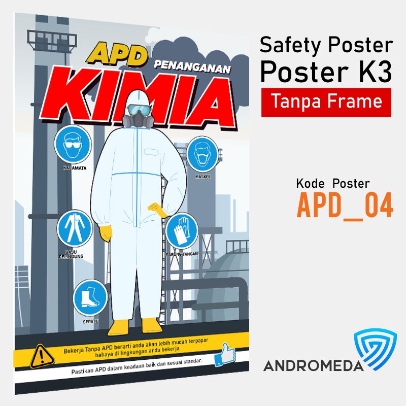 Safety Poster K3, Stiker Sign, Label B3 & LB3 - Andromeda.id