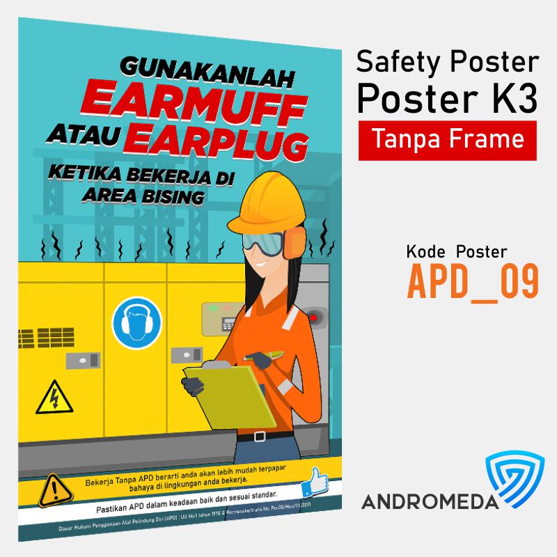 Safety Poster K3, Stiker Sign, Label B3 & LB3 - Andromeda.id